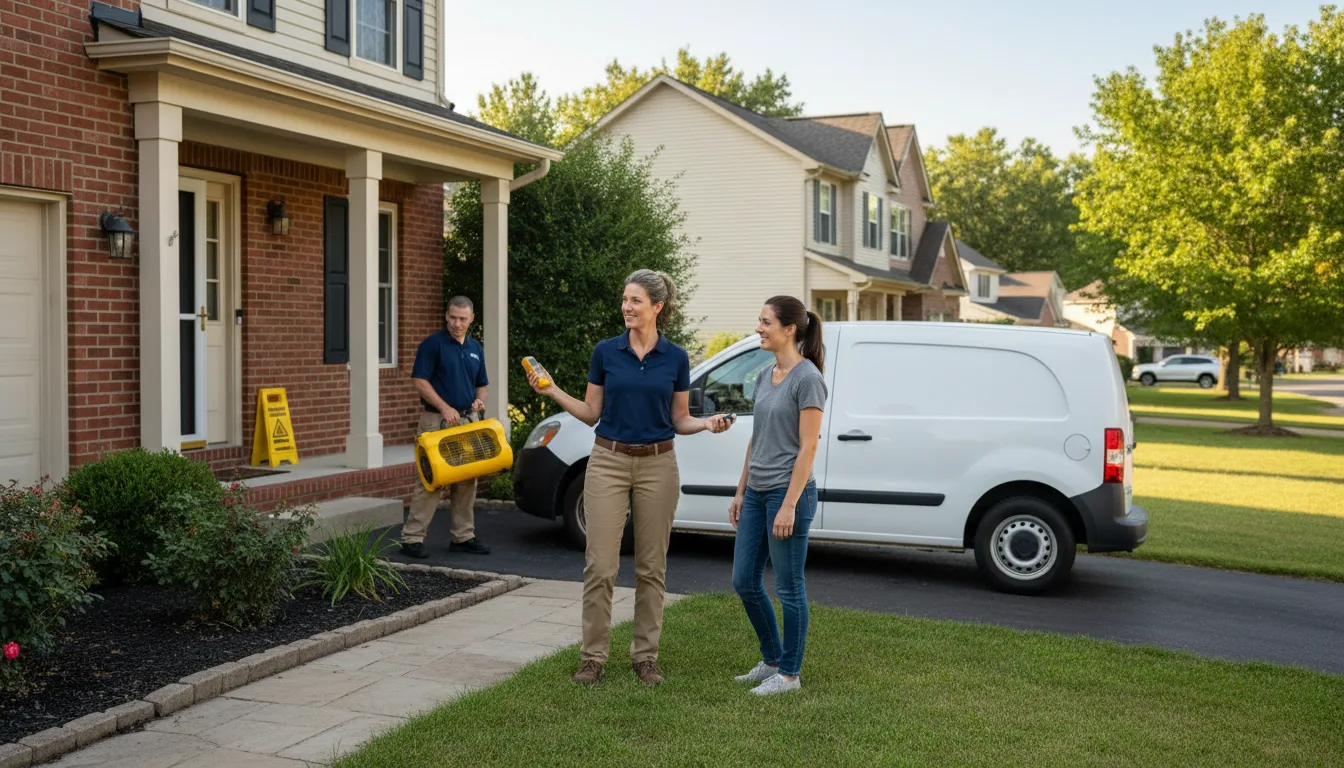 Water restoration image for Fire And Smoke Damage Restoration in Skidmore, TX